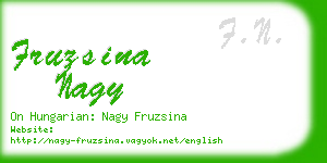 fruzsina nagy business card